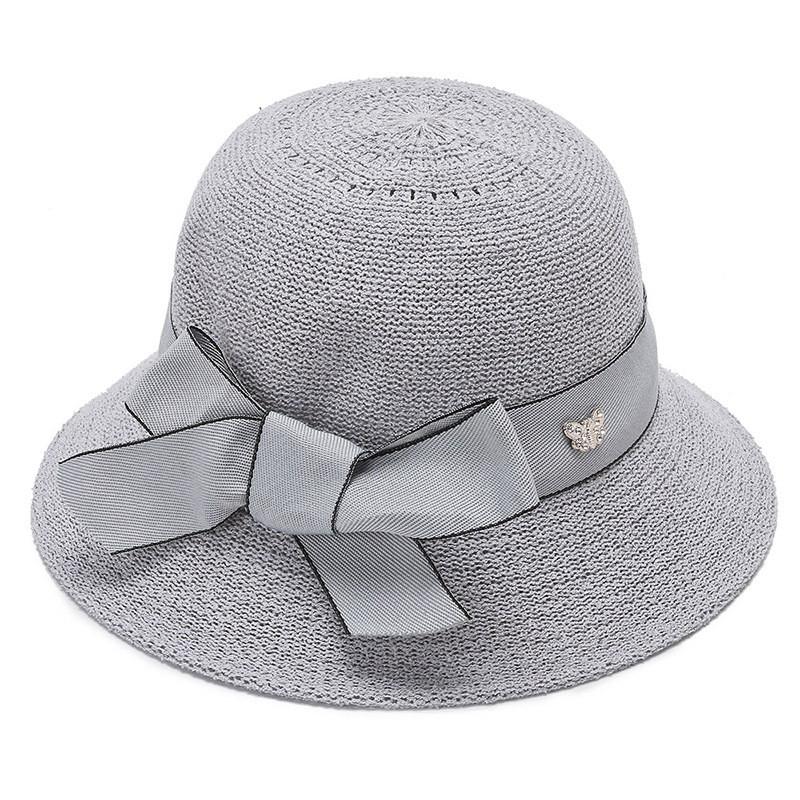 Summer Womens Wide Brim Straw Sun Hat With Sun Protection For Beach And Outdoor Activities