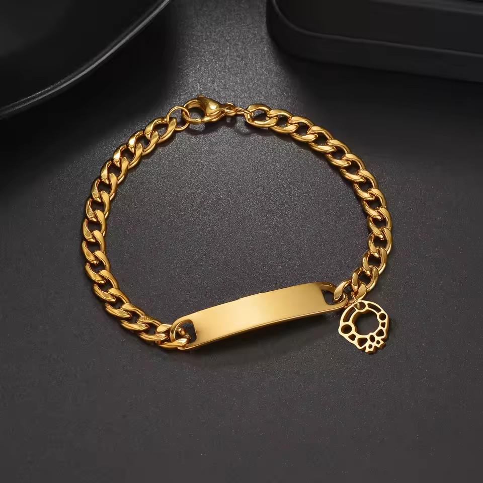 Edelstahl Schneemann Schneeball Armband - Europäischer & Amerikanischer Stil Weihnachtsgeschenk