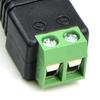 Free Wiring DC Monitor Plug Female Terminal Connector 12V Lamp Power Adapter