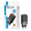 Beline Ład. Siec. 2X Usb-C + 1X Usb 65Wczarny/Black (Only Head) Pd 3.0 + Qc 3.0  Bln3Cb65 Gan