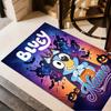 Halloween Friends Trick-or-treat Personalized Text Carpet Suitable for Study Room Foyer Playrooms Entryway Anti-slip Rug Anime Office Decor