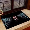 Tappeti Antiscivolo a Tema Logo Umbrella Corporation - Decorazioni per la Casa in Poliestere, Adatti per Camere da Letto, Soggiorni, Ingressi, Studi e Decorazioni