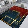 Moderner Geometrischer Teppich Wohnzimmer Zuhause Luxus Nordisches Dekor Zuhause Nachttisch Maschinenwaschbare Matte rutschfest Schlafzimmerteppich Spielzimmer