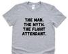 Funny Flight Attendant T-Shirt: Super Soft Crew Gift
