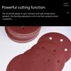 Pack of 50 9 Inch 6 Hole Aluminum Oxide Sanding Discs Suitable for Drywall Sanders Wood Finishing With Hook Loop Backing