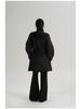 SRYS AME Women's Elegant Mid-Length Stand-Up Collar Wool Coat – Autumn/Winter