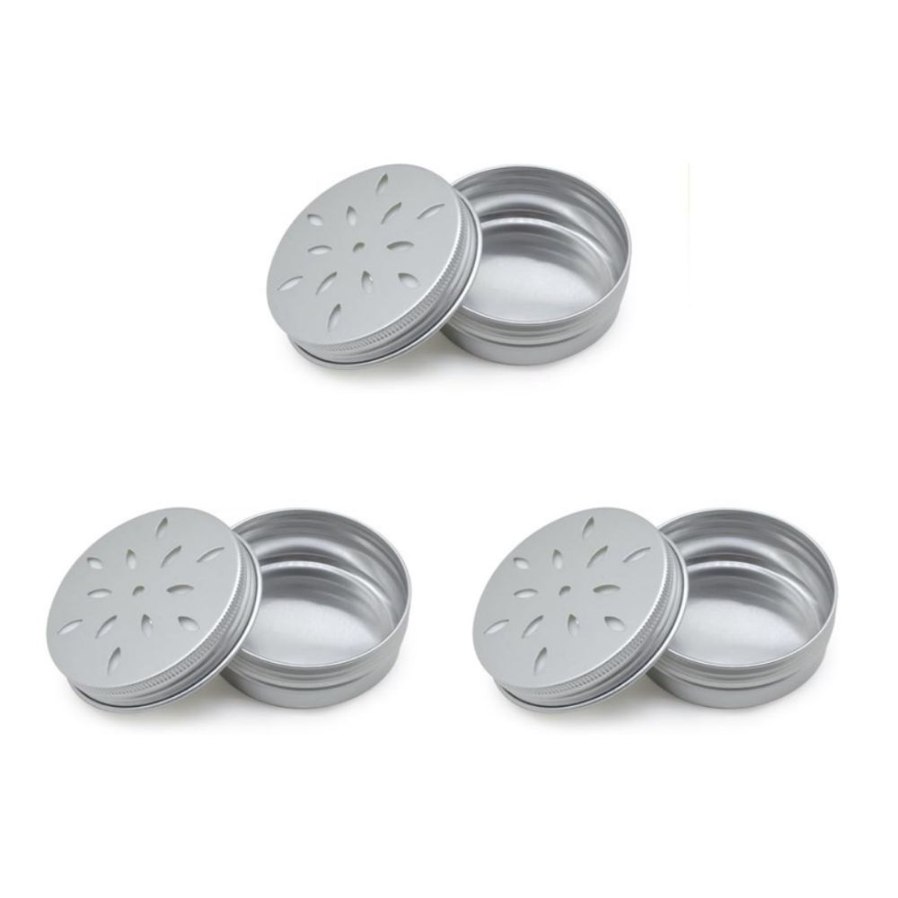 3 PCS Hollow Out Nosework Containers Aluminum Cans Metal Container Dog Scent Training Kit Dog Nose