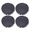 4pcs Wheel Center Caps 64mm Outer Diameter Scratch Proof ABS Replacement for Volvo XC60 2008 2026 Black