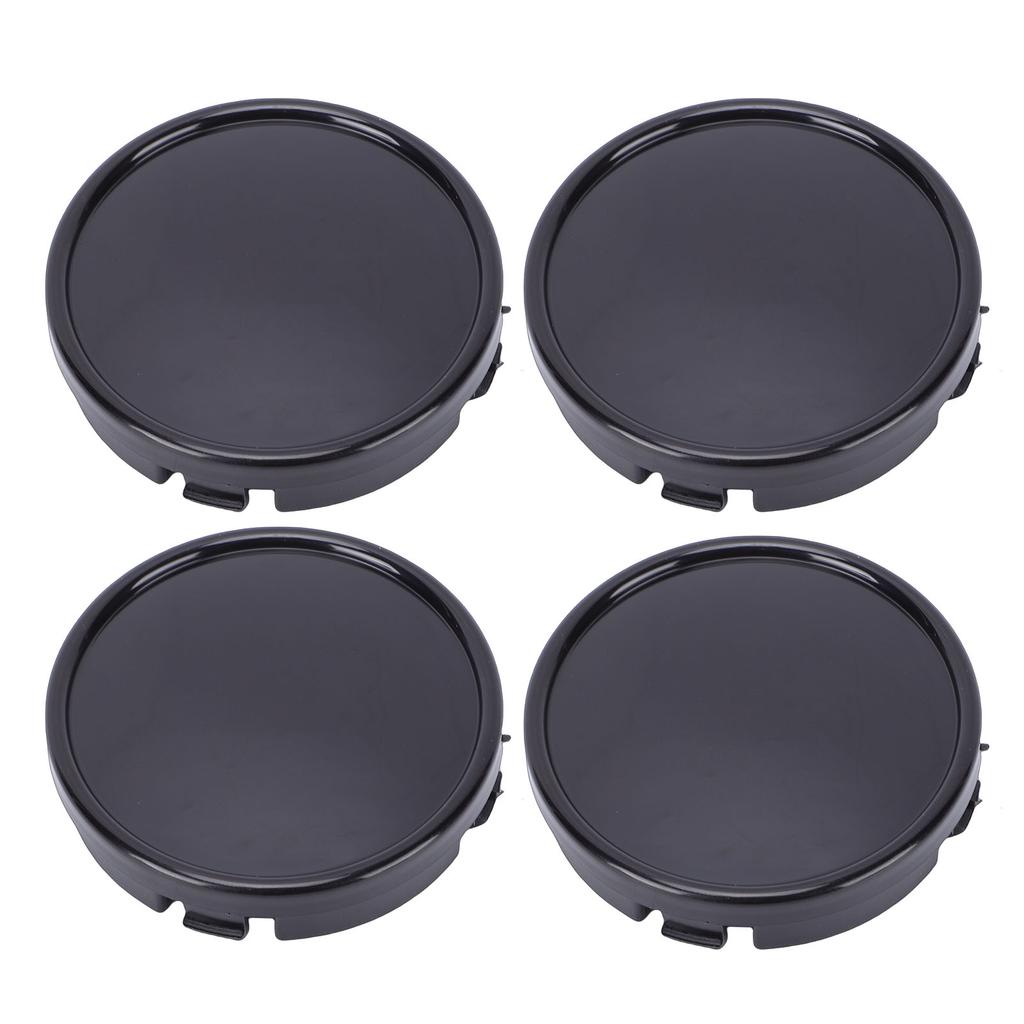 4pcs Wheel Center Caps 64mm Outer Diameter Scratch Proof ABS Replacement for Volvo XC60 2008 2026 Black