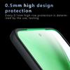 For Honor X70 5G Case Skin-Touch TPU+PC Matte Phone Shell,Transparent Black