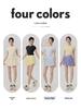 Women's High-Waisted Sports Skirt with Tennis Pocket, Accordion Pleats, Built-In Safety Shorts, and Anti-Exposure Design