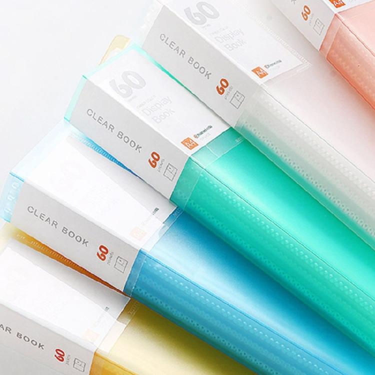 A 4 Clear Test Papers Organizers 80 Pages File Folder Large Capacity Storage Folder Document Bag