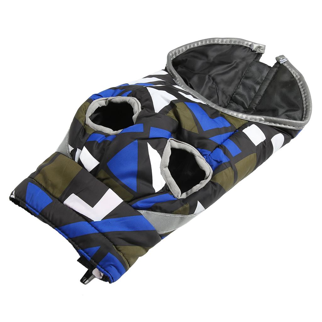 Pet Winter Clothes Reflective Thickened Waterproof Autumn Winter Dog Warm Jacket for Medium Large Dogs Pets