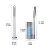 Disposable Toilet Brush Set Portable for Travel, Hotels, and Public Restrooms with Refill Sponge Heads
