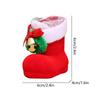 Christmas Little Red Boots Decor Creative Sugar Storage Boots Mini Festival Theme Home Versatile Christmas Decoration Supplies