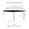 Cogit Sunblock Lab Parasol 2026 Fabric for Extreme Heat UV Light Ray Foldable Cool Ice #Matte - Lightweight! Thin, Light-blocking Protection. 99% Cut,
