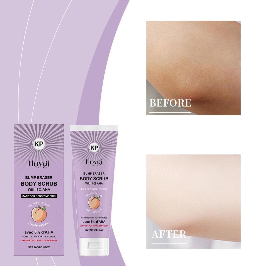 Peach-Scented Body Scrub: Nourishes, Softens and Tightens Skin, Moisturizes, Exfoliates, and Cleanses the Body