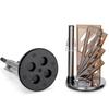 9-Piece Kitchen Knife Set In A Stand With Sharpener And Scissors E-6265