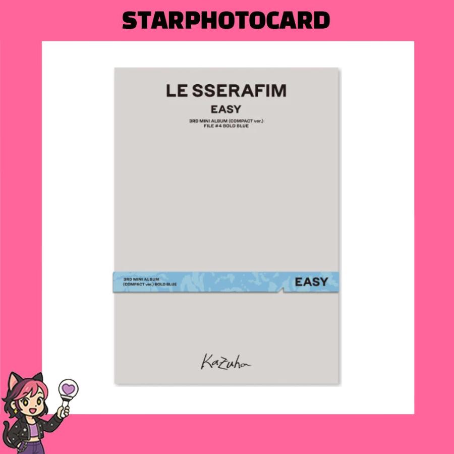 [В НАЛИЧИИ] LE SSERAFIM 3-й мини-альбом EASY COMPACT KAZUHA