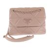 Prada 1BD233 Shoulder Bag Pink Beige Women