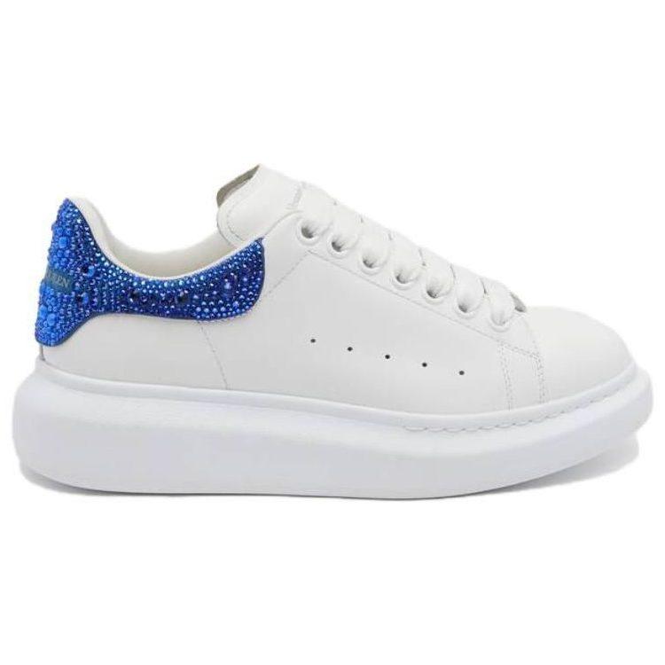 Alexander Mcqueen Oversized White Ultramarine Crystal Women's 718243WIE999407
