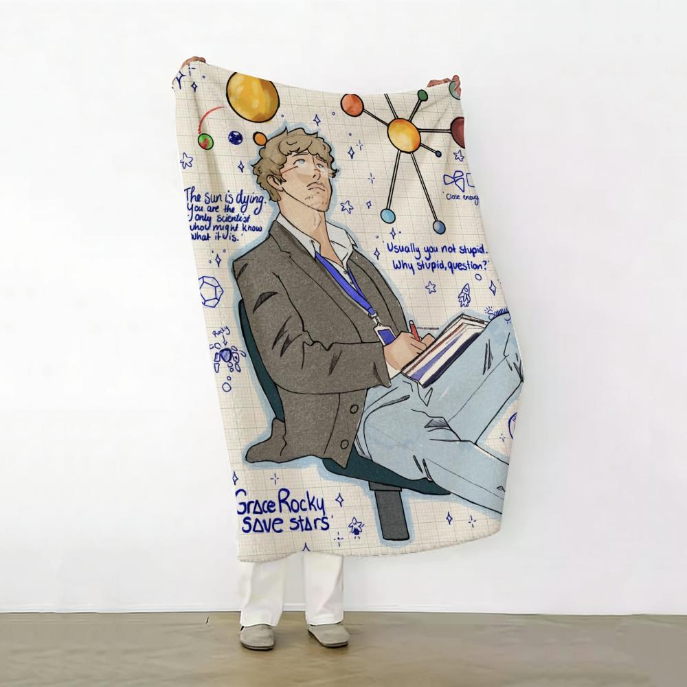 

movie P Project H Hail M Mary Throw Soft Warm Flannel Fleece Throw Blanket for Sofa Bed Travel Home 75cmx90cm
