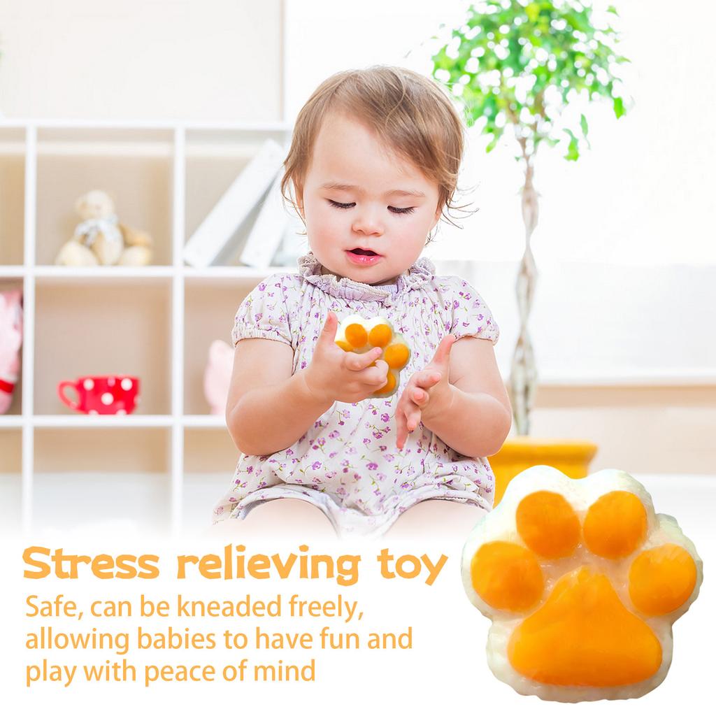 Riesige Supergroße Transparente Katzenkrallen Superweiches Klebriges Langsames Dekompressionsspielzeug