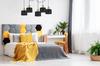 MODERN CEILING HANGING LAMP BLACK LED LAMP