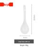 Pure White Ceramic Large Serving Spoon