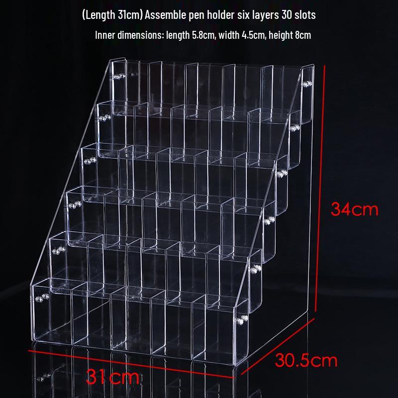 Multi-Pen Display Rack: Pen Holder for Stationery & Gel/Ballpoint Pens