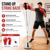 Bola de Boxe de Piso para Golpes Rápidos Ferramenta Auxiliar de Treinamento de Reflexos Indoor Fitness Resistência