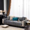 Four Seasons Universal Embroidery Craft Sofa Cushion Sofa Cover Fabric Plush Anti-Scratching Leather Sofa Cushion Protection