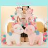 Entzückendes Regenbogen-Einhorn Plüschtier Weiches und Flauschiges Kuscheltier Geschenk für Kinder