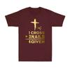 Christianity Jesus Cross Faith Bible Religious Funny Gift Unisexs Cotton Tshirt