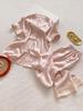 2025 Women's Mulberry Silk Pajamas: Short Sleeve, Frog Button, Chinese Hanfu Style