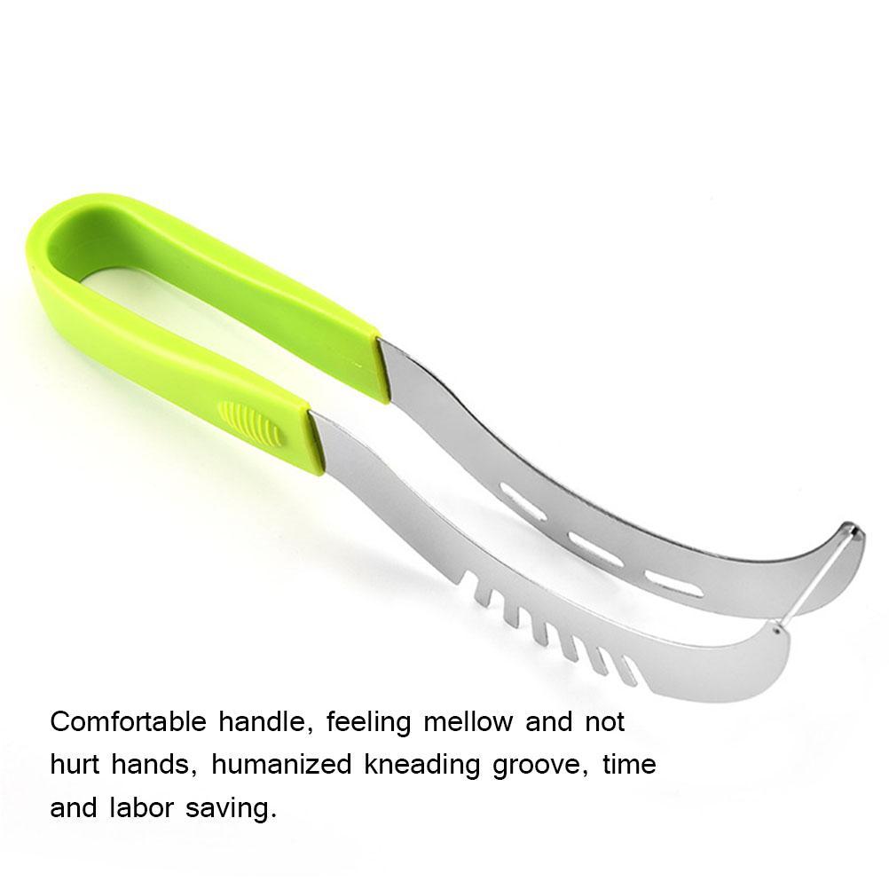 Wassermelonen-Schneidwerkzeug Cantaloupe-Frucht-Schneidschneider und Servierer Stahlkern Schneidutensil