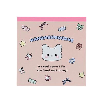 Sanrio HANAMARU OBAKE Square Memo ( Pastel Sweets Pop Pink ) Japan NEW