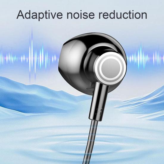 Wireless Earphone Bluetooth-compatible Hanging Neck Headset LED Display Waterproof Wireless Neckband Headphone