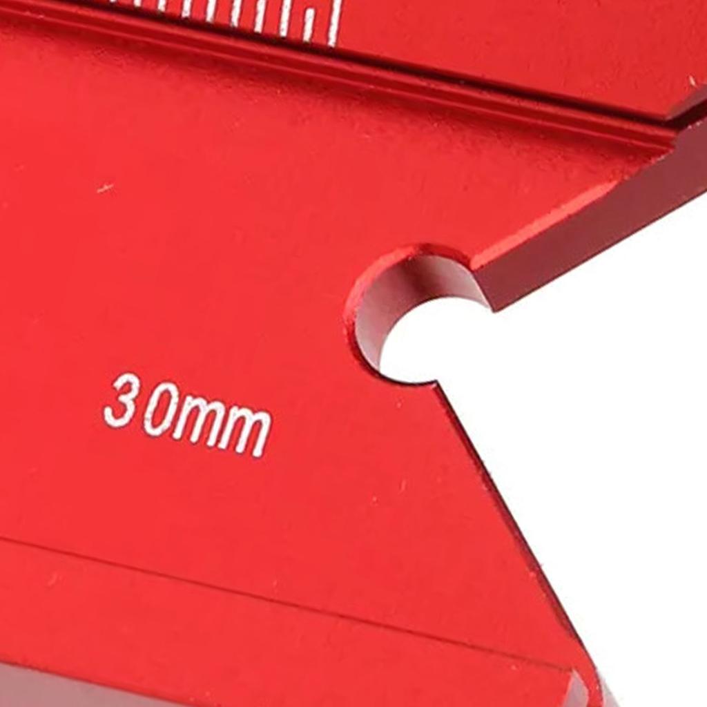 Center Scribe Aluminum Alloy Square 45 90 Degree Finder Line Gauge Carpenter Ruler Woodworking