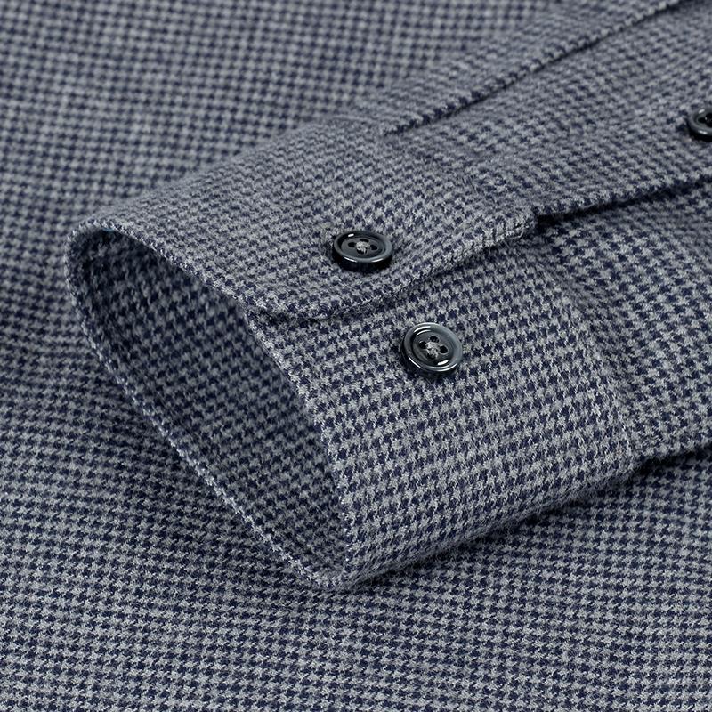 5XL Men Shirt Long Sleeve Slim Fit Cotton Oxford  Classic Stripes Shirt Men Long Sleeve Plaid Shirts Casual Business Soft Cozy