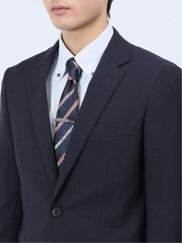 Stretches Horizontally and Slim Size A [TAKAQ] Comfortable, Stretchy, Washable, Vertically, Diagonally, Antibacterial, Anti-odor, Fit, Men's, Navy,