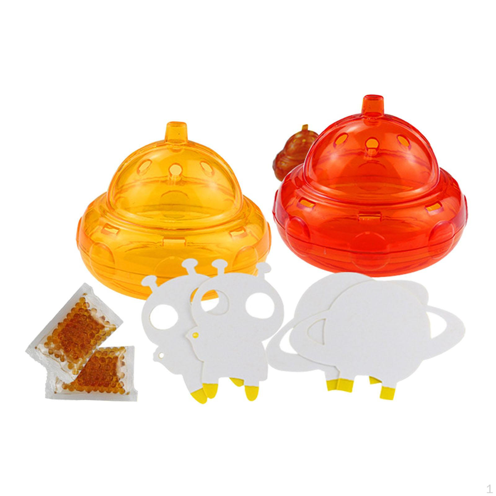 

2 шт. подвесные ловушки для плодовых мух в форме космического корабля для ферм, огородов и садов снаружи Style A