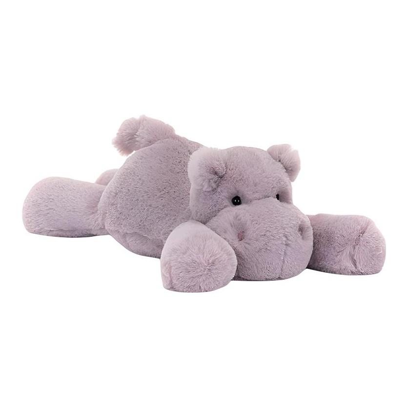 JELLYCAT Jungle Animal Series Smudge Hippo Smudge Hippo Fun Doll Plush Doll Sitting 13cm Height