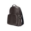 Bally Logo Zip Closure Leather Backpack Men Backpack Ebony 6308753