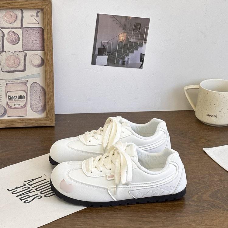 Autumn Shoes Campus Style Little White Shoes Women's 2025 Popular German Training Shoes Ins Tide Casual Versatile with Skirt Board Shoes
