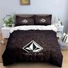 New V-VOLCOM 3D NEW Duvet Cover Pillowcase Bedding Set Adult Boy Girl Bedroom Decoration Children Single Double Large