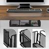 Hidden Desk Organizer Box Screw-on Under Desk Drawer Organizer for Office Home