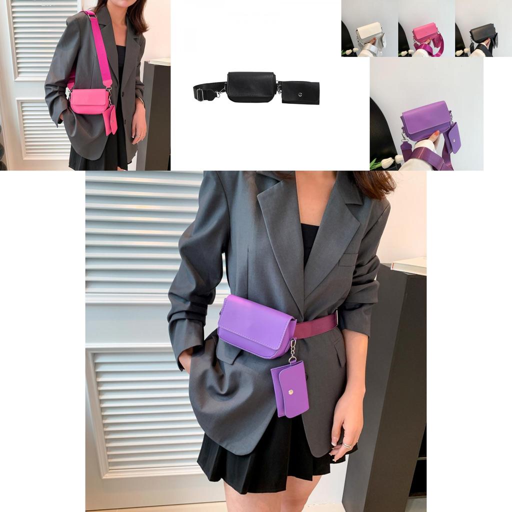 Trendy Fashionable Small Square Bag For Women Versatile Pu Shoulder Bag In Elegant Colors
