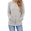 Damen Hoodies Langarm Casual Solid Sweatshirts Für Frauen Pullover Mit Taschen