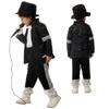 Role-Play Billie Jean Cosplay Clothes Carnival Party Black Suit Dance Costume  Kids Boys Girls